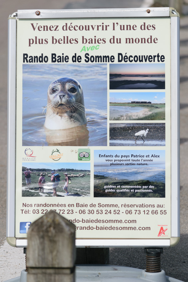 Affiche publicitaire "Rando baie de Somme"