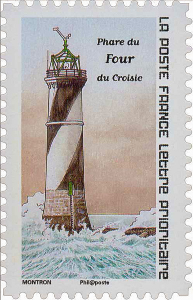 Repères de nos côtes. - Le Phare du Four du Croisic - © La Poste 2020