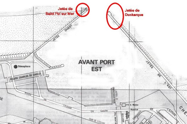 Jetée de Saint-Pol et jetée de Dunkerque