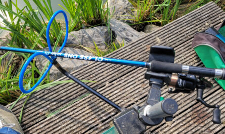 Porte canne feeder de fortune