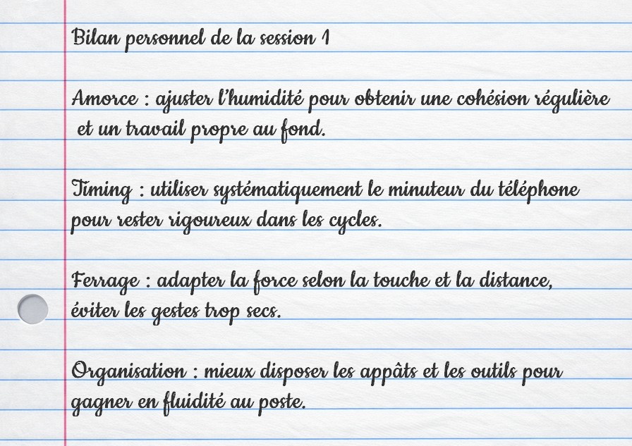 Bilan de la première partie de pêche au feeder