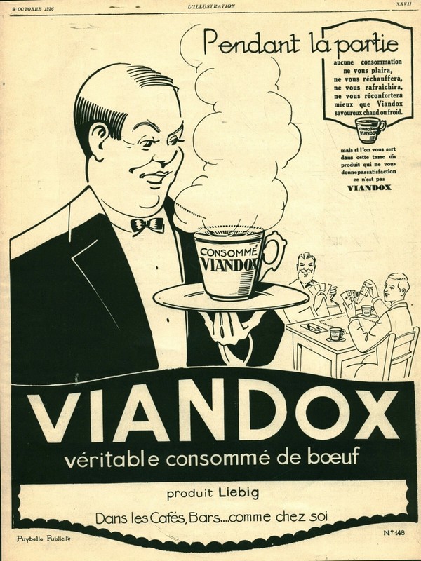 publicité Viandox dans l'Illustration 1926